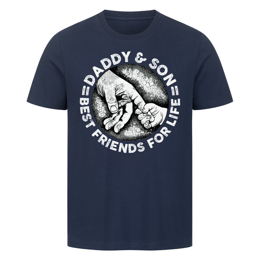 Premium T-Shirt Dad and Son, 100% cotton, best friends design.