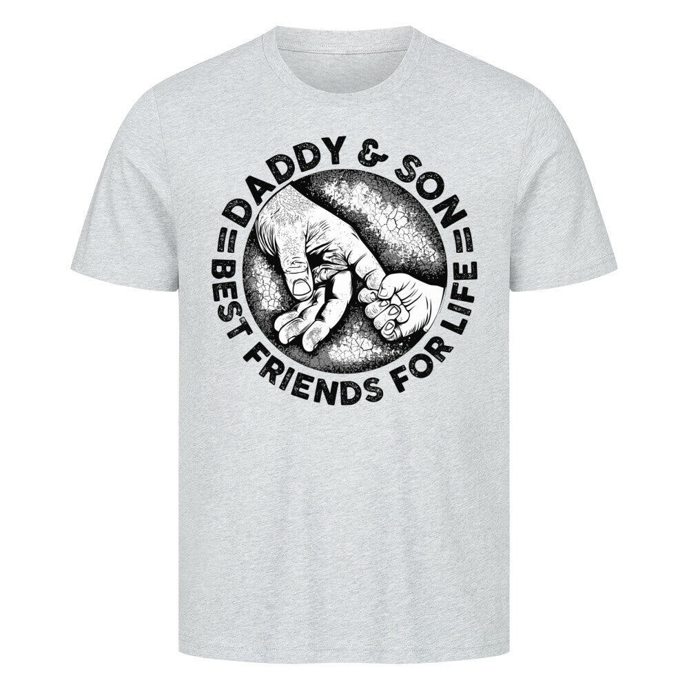 Premium T-Shirt Dad and Son with "Best Friends for Life" design, 100% cotton, high quality.