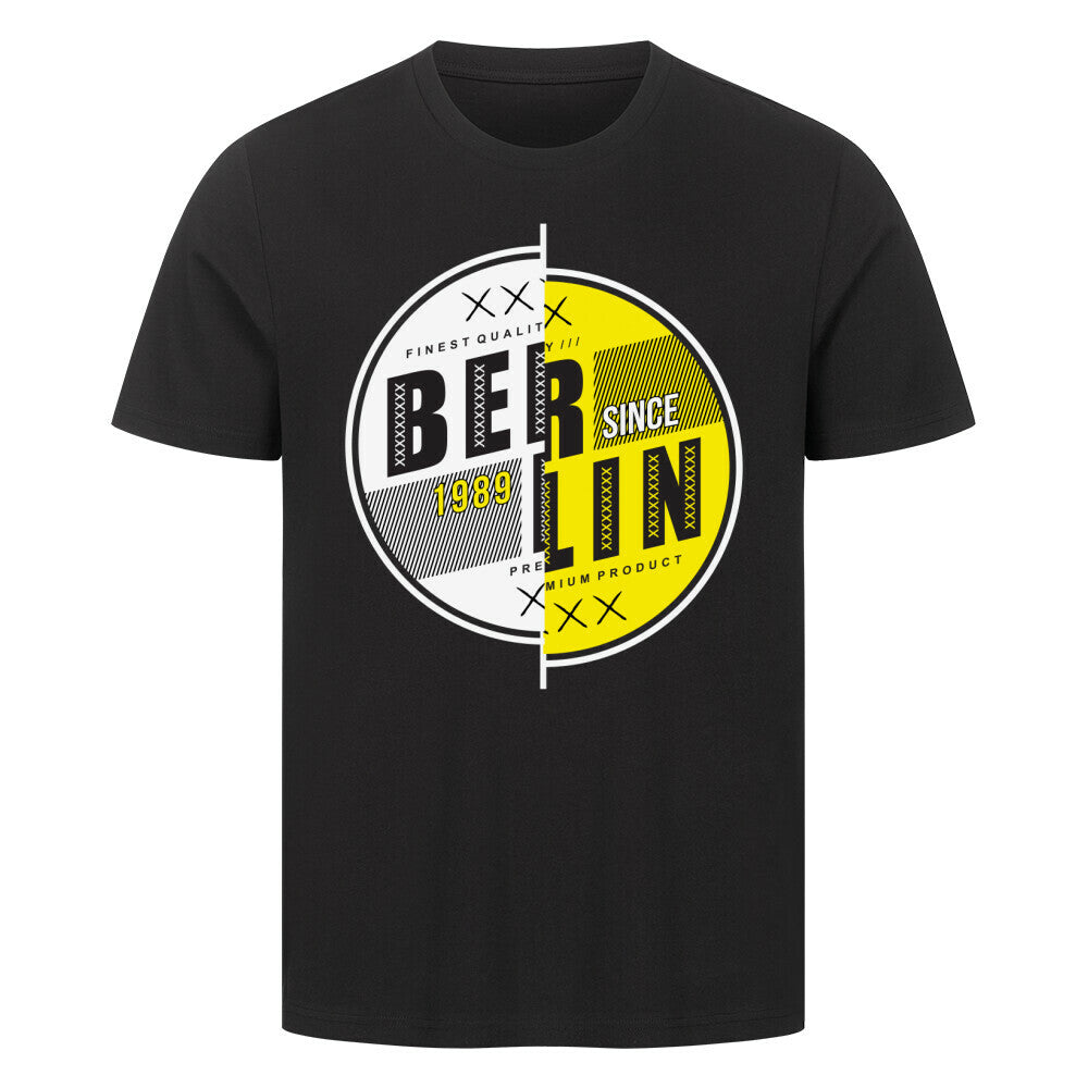 Premium T-Shirt featuring Berlin design, 100% cotton, available in various sizes.