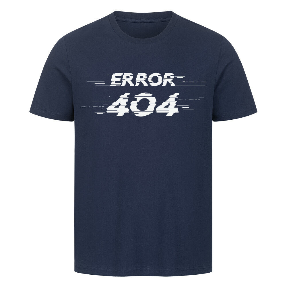 Premium T-shirt with "Error 404" print, 100% cotton, high-quality, made in Türkiye.