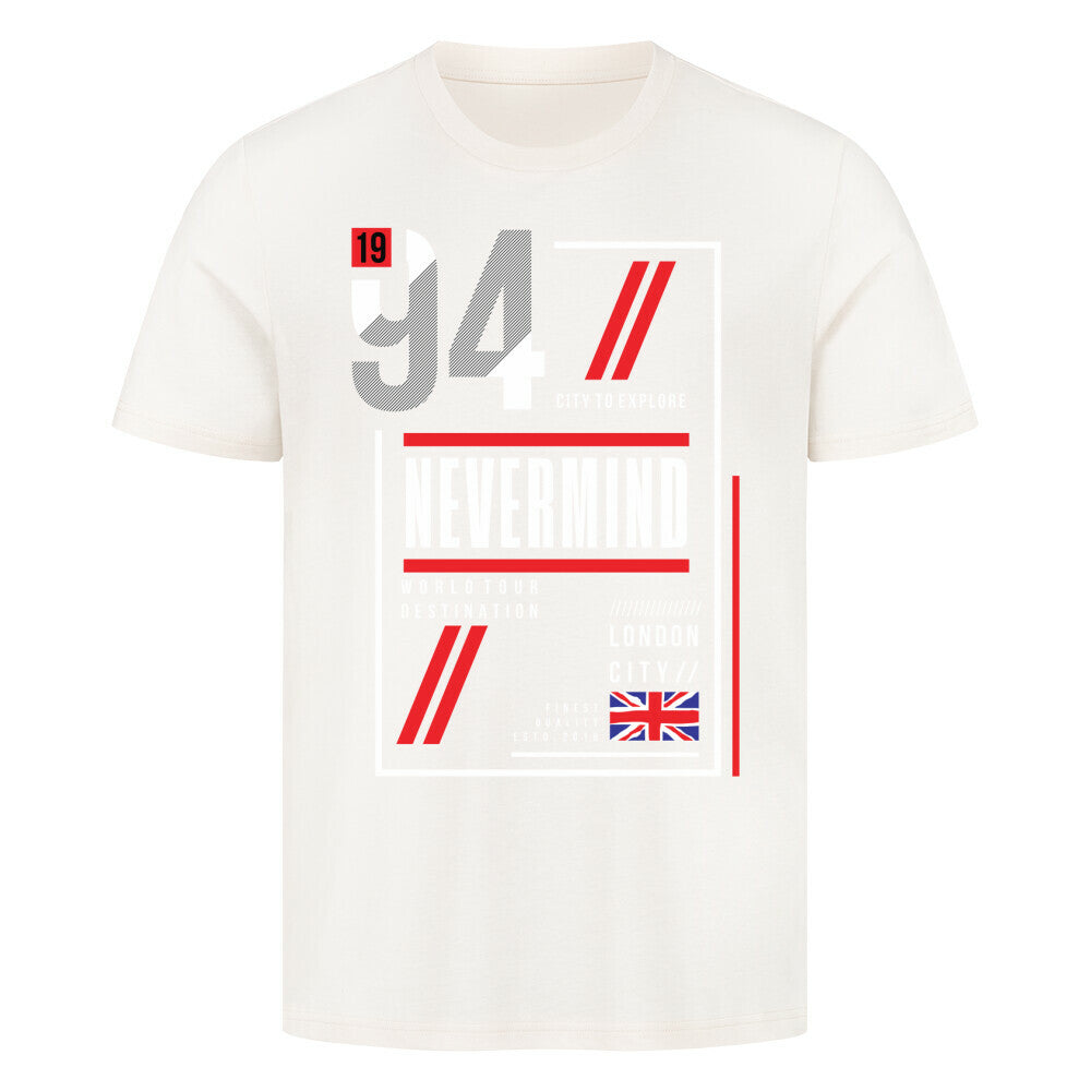 Premium T-Shirt with England Nevermind 1994 design, 100% cotton, made in Türkiye.