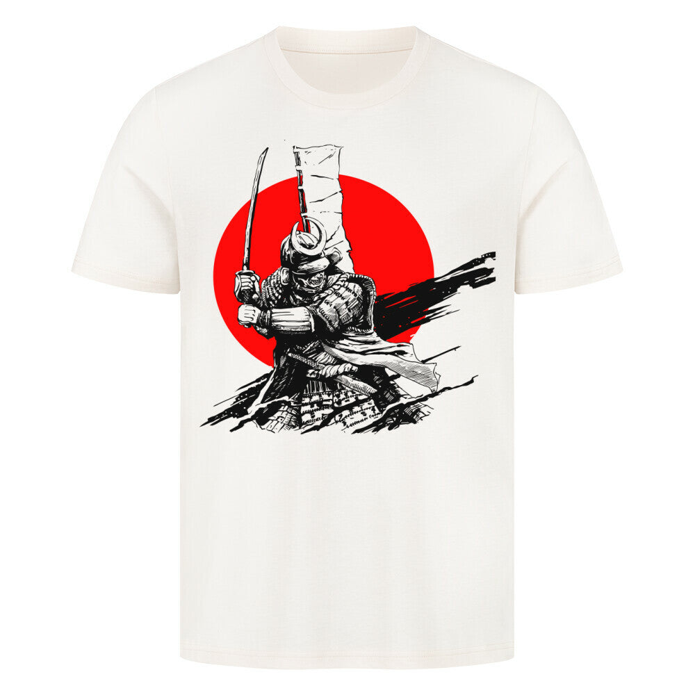 Premium T-Shirt Samurai mit Katana aus Baumwolle Perfekte Passform