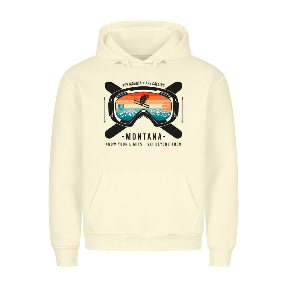 HigherBlanks Premium Hoodie with Mountain Print and Cozy Fit