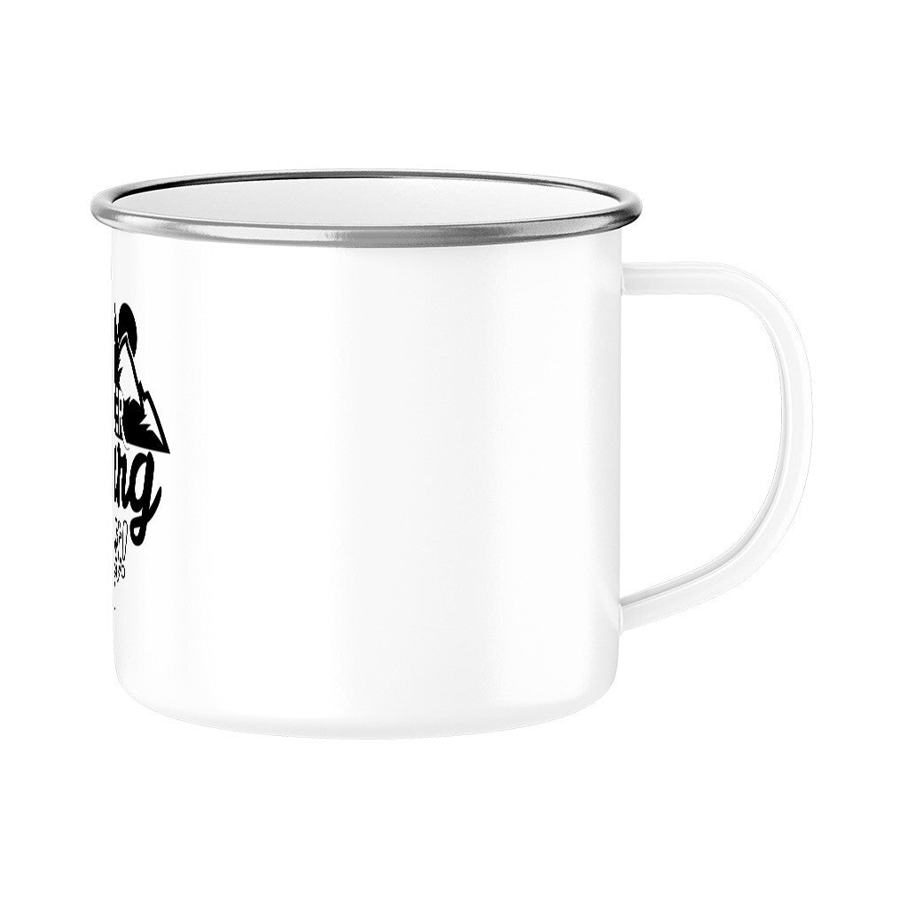 Robuste Tasse im Retrolook mit schwarzem Rand für verschiedene Heißgetränke.
• aus Emaille
• 300 ml
Handspülung empfohlen. Geschirrspülmaschinen können die BeschicEmaille Tasse Der Berg Ruft