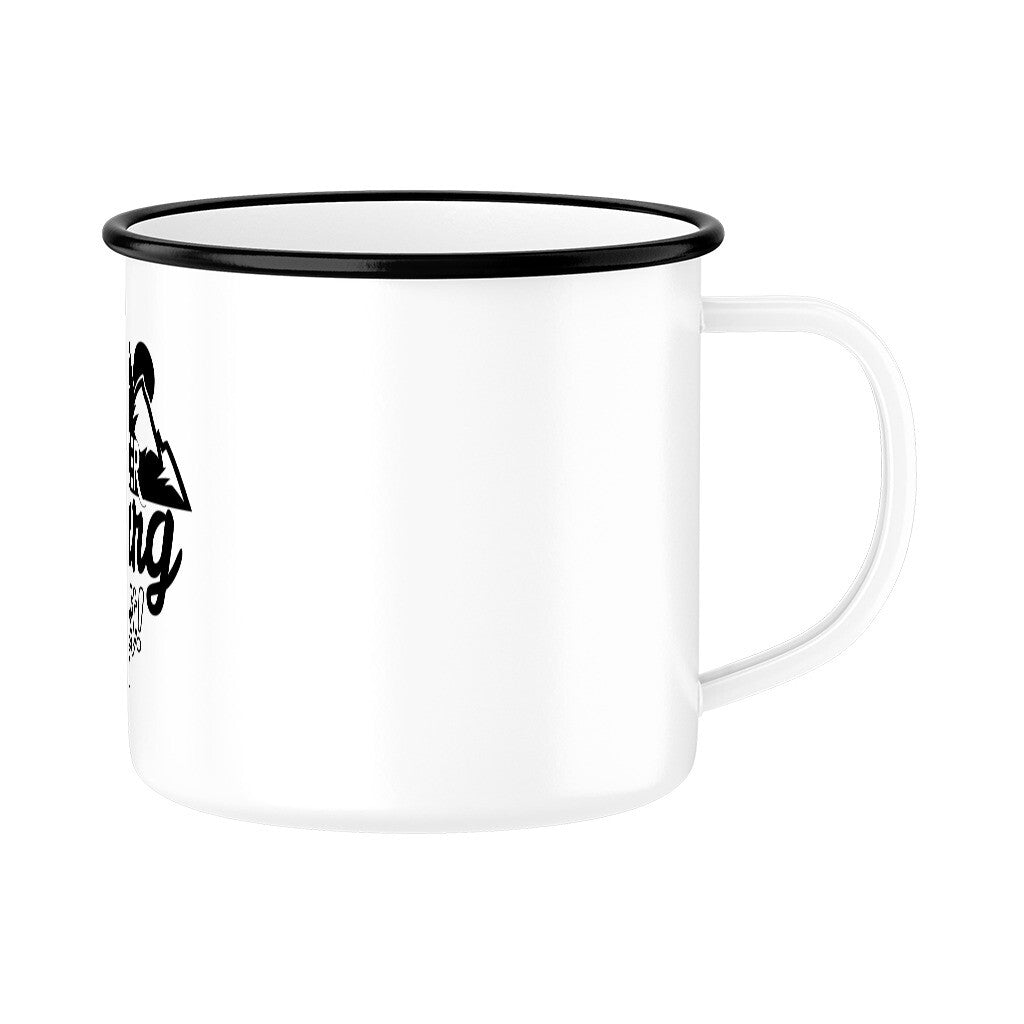 Robuste Tasse im Retrolook mit schwarzem Rand für verschiedene Heißgetränke.
• aus Emaille
• 300 ml
Handspülung empfohlen. Geschirrspülmaschinen können die BeschicEmaille Tasse Der Berg Ruft