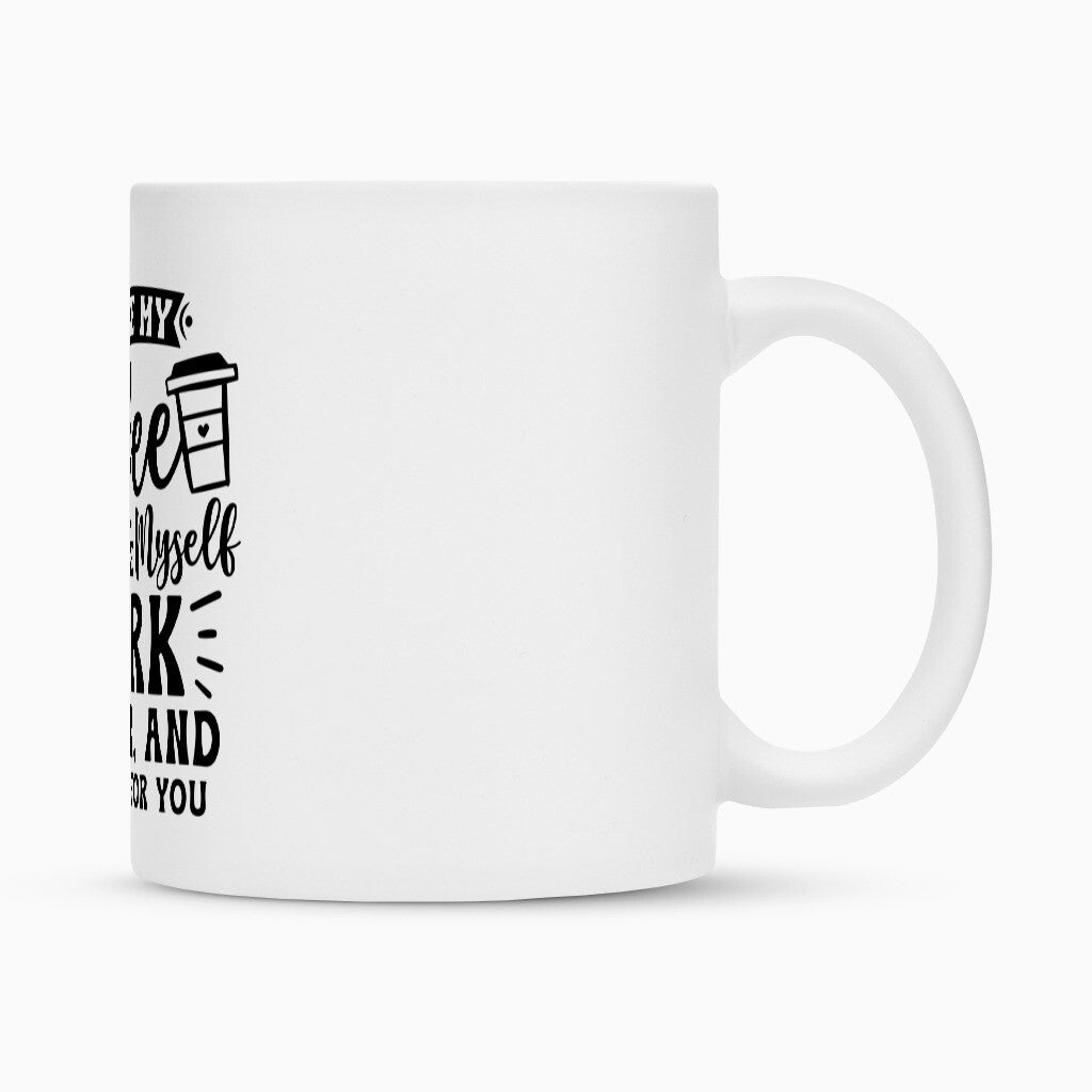 Klassische Tasse für Heißgetränke jeder Art.
• Sublimationstasse mit Duraglaze®-Beschichtung
• Keramik
• Matt-weiß
Handspülung empfohlen. Geschirrspülmaschinen könTasse Dark and Hot